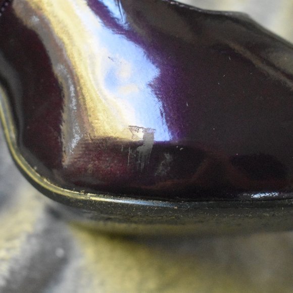 Purple Bolaro Heels with Silver Stud Detail Size 8 - Picture 6 of 13